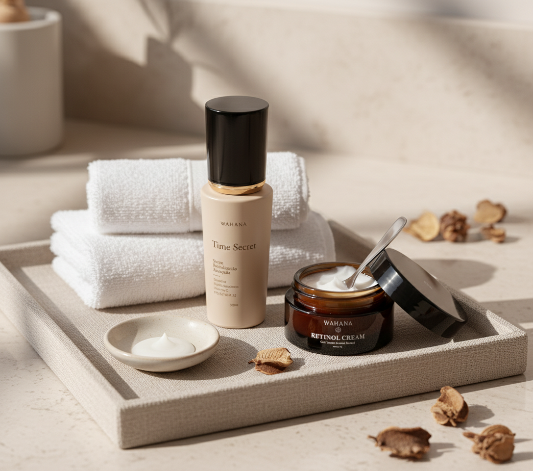 Como Suavizar Linhas Finas e Rugas na Área dos Olhos - Time Secret e Retinol Cream