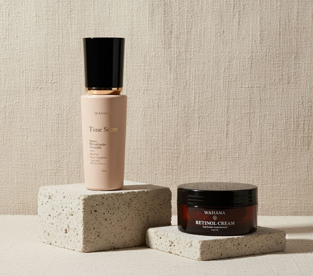 Skincare a Partir dos 40 Anos: O Que Muda na Sua Pele? - Time Secret e Retinol Cream