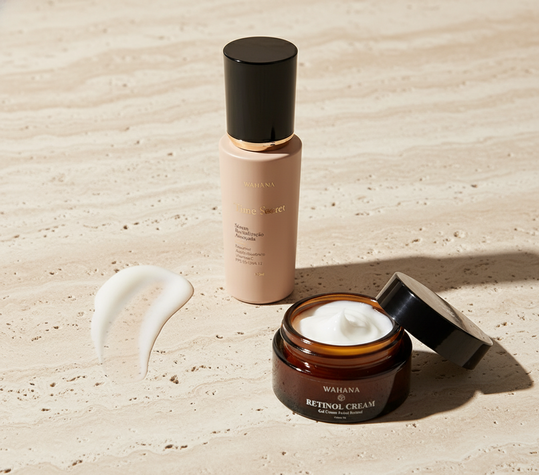 Rugas na Testa: Como Suavizar Linhas de Expressão - Time Secret e Retinol Cream