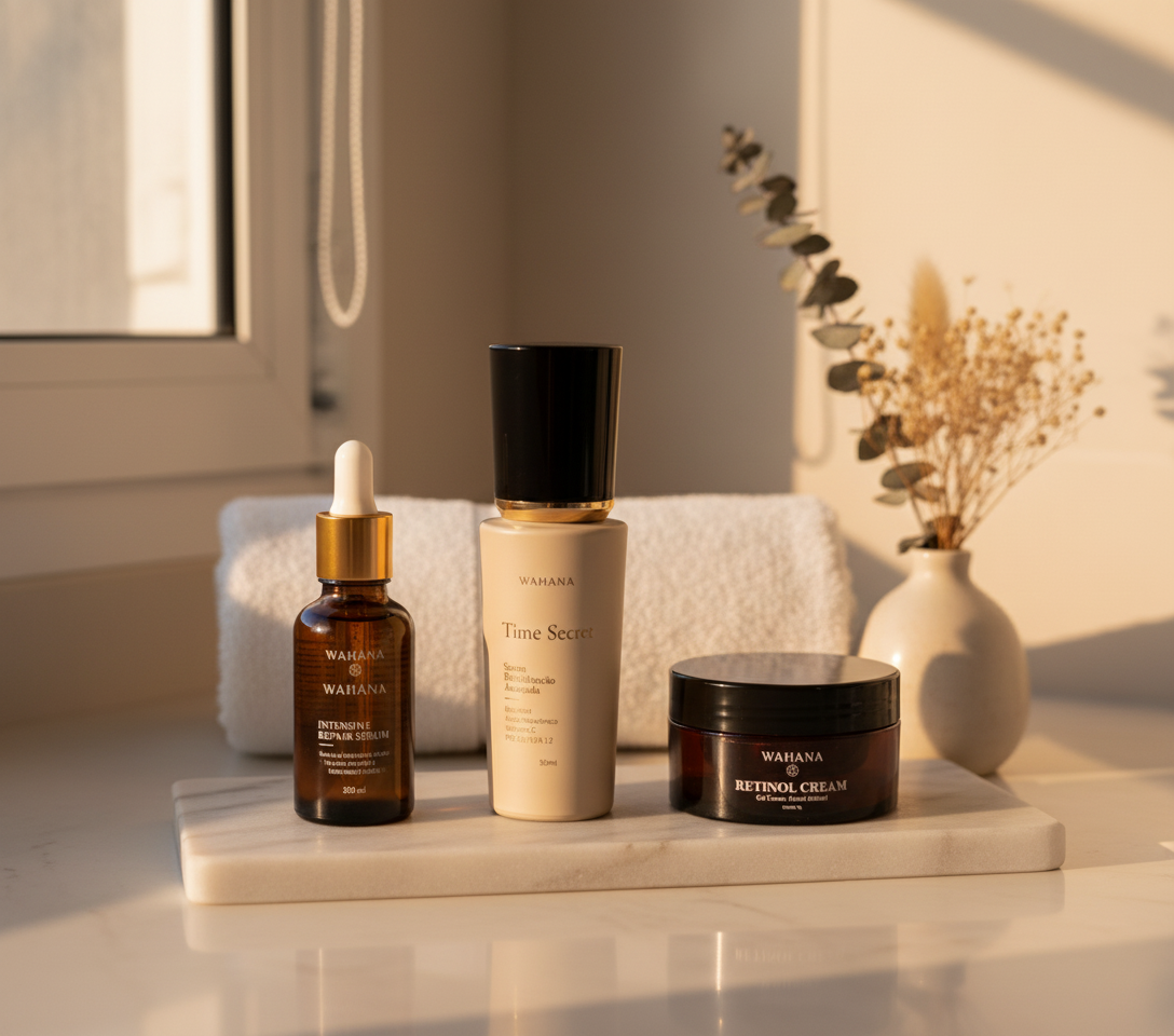 Como Suavizar Linhas Finas e Rugas na Área dos Olhos - Time Secret e Retinol Cream