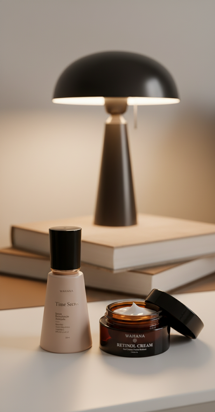 Skincare Noturno: Como maximizar o sono da beleza - Retinol Cream e Time Secret