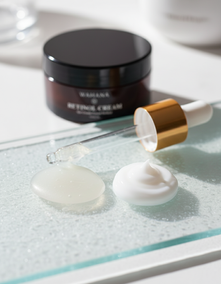 Posso usar retinol e ácido hialurônico juntos na pele madura? - Retinol Cream e Intensive Repair