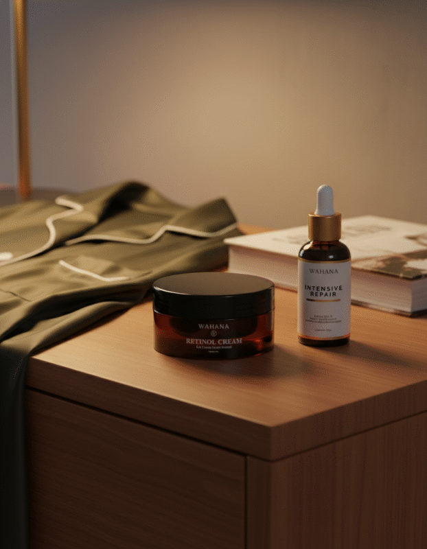 Skincare Noturno: O Ritual Perfeito para Regeneração da Pele - Retinol Cream e Intensive Repair