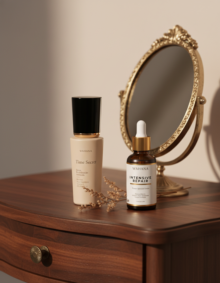 Peptídeos no Skincare: O Segredo para uma Pele Firme e Jovem - Time Secret e Intensive Repair