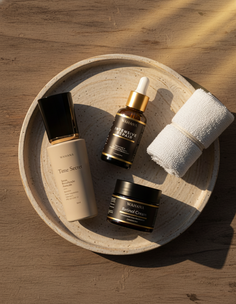 Como Reduzir Linhas Finas ao Redor dos Olhos Eficazmente - Time Secret e Intensive Repair