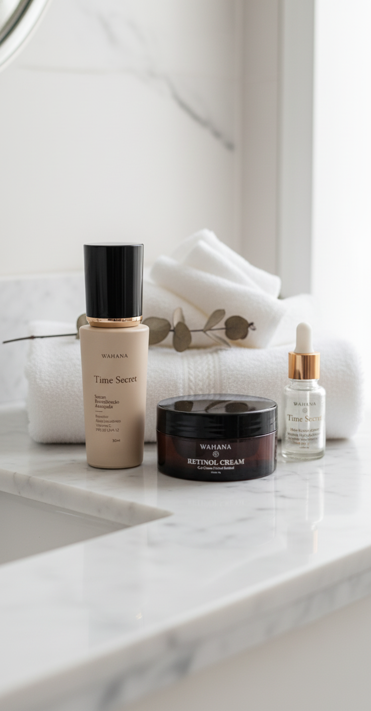 Retinol vs. Peptídeos: Qual o Melhor Ativo Anti-Idade para Você? - Retinol Cream e Time Secret