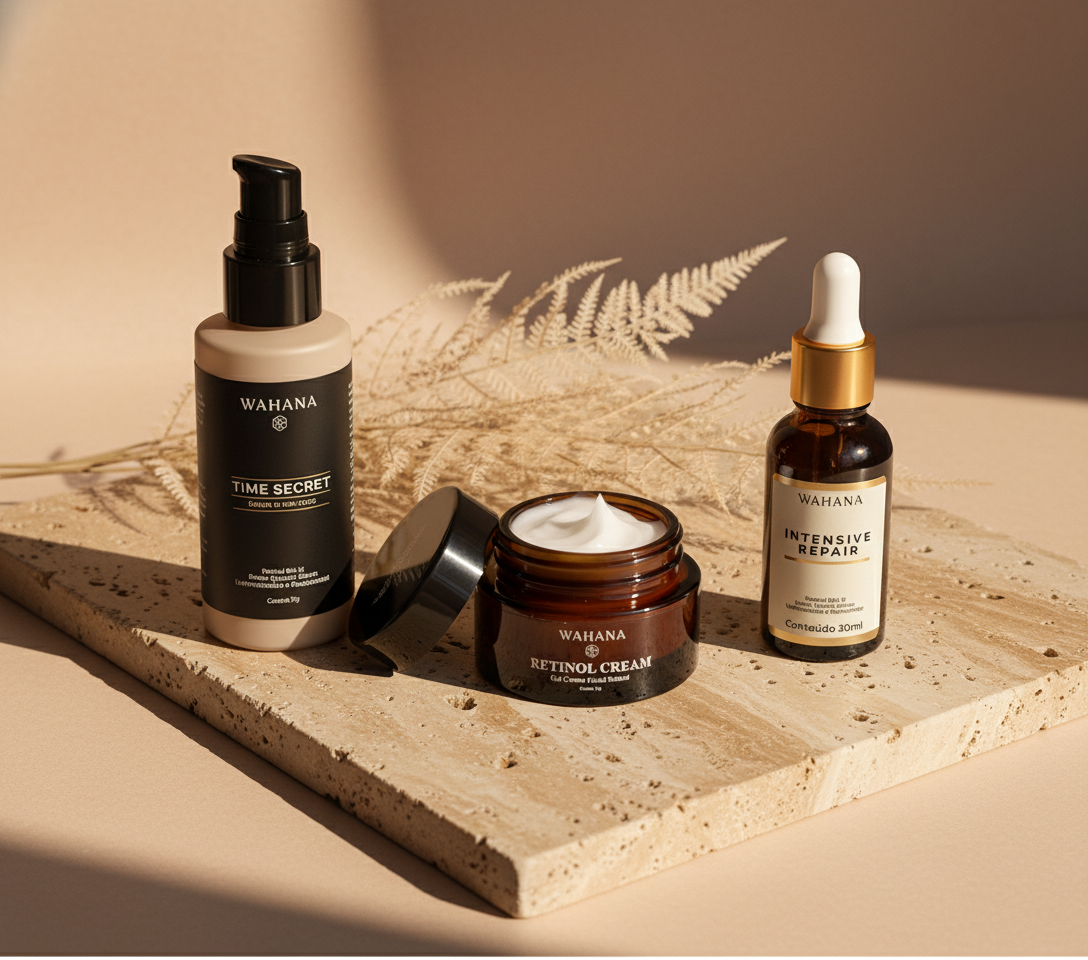 Os Melhores Ativos Anti-Idade de 2026: O Que a Ciência Diz - Retinol Cream e Intensive Repair
