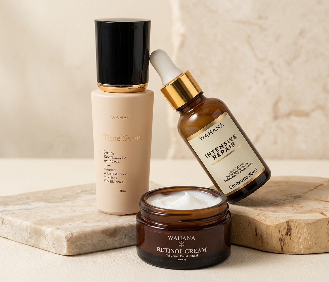 Kit Rejuvenescimento Completo Wahana com rotina dia e noite