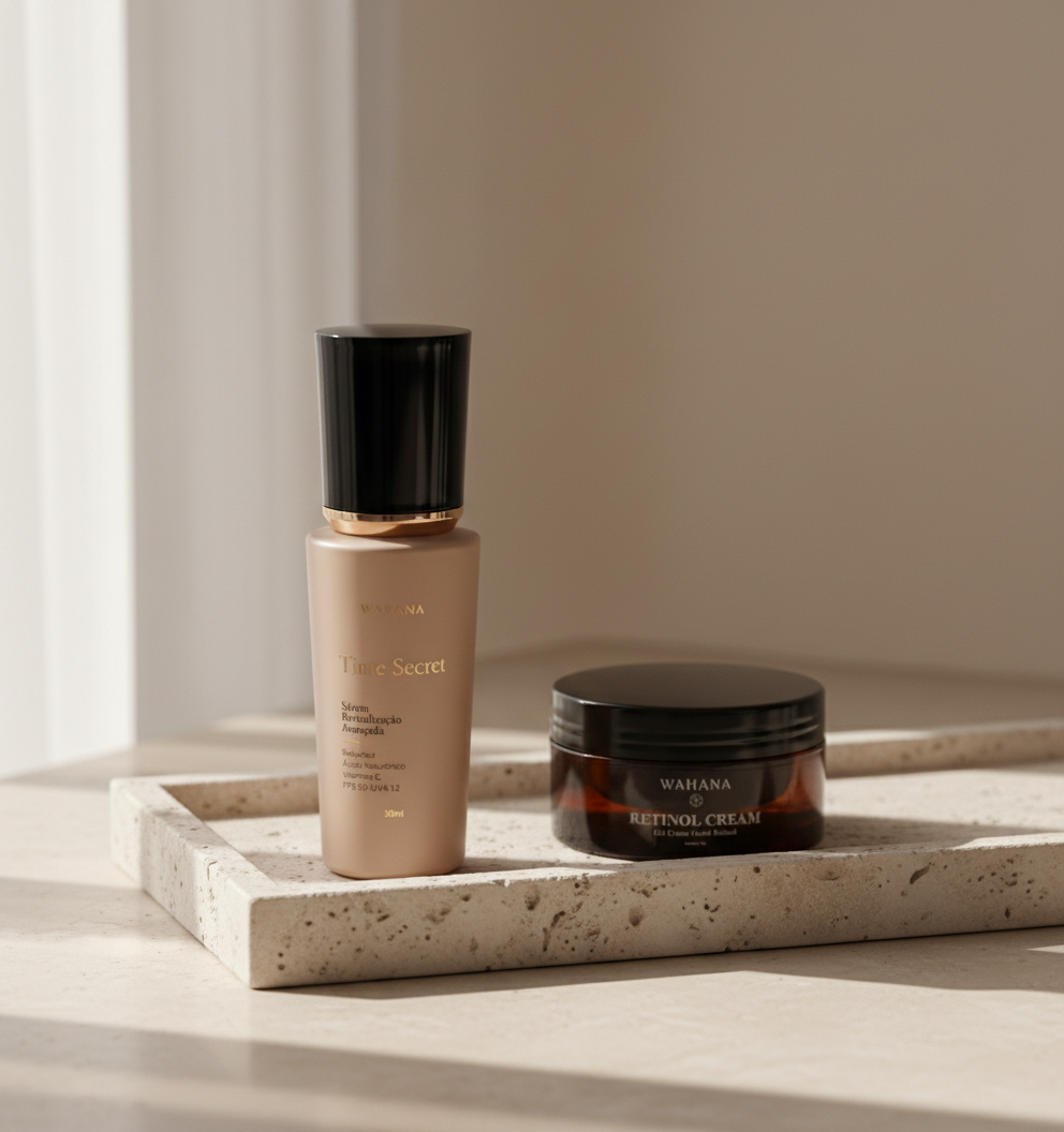 Manchas no Rosto: Como Clarear e Uniformizar o Tom da Pele - Retinol Cream e Time Secret