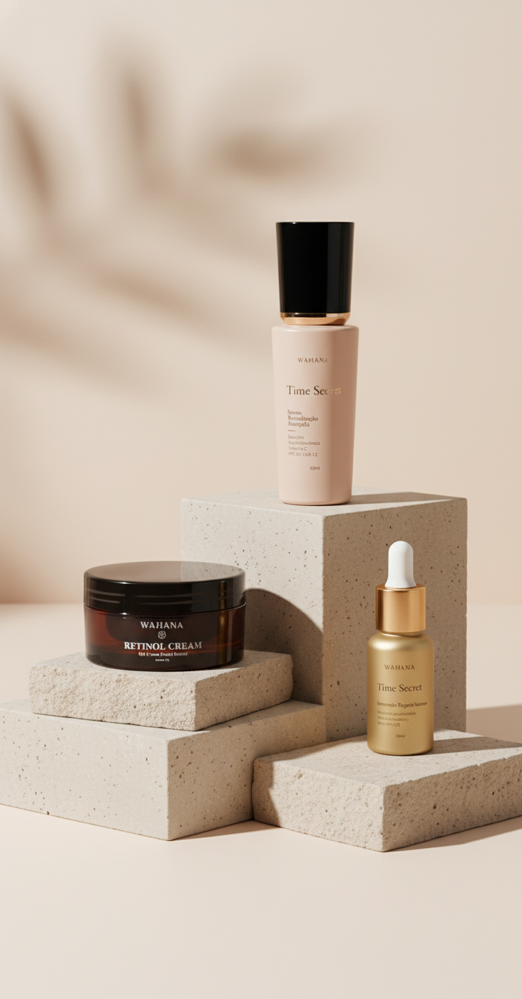 Manchas no Rosto: Como Clarear e Uniformizar o Tom da Pele - Retinol Cream e Time Secret