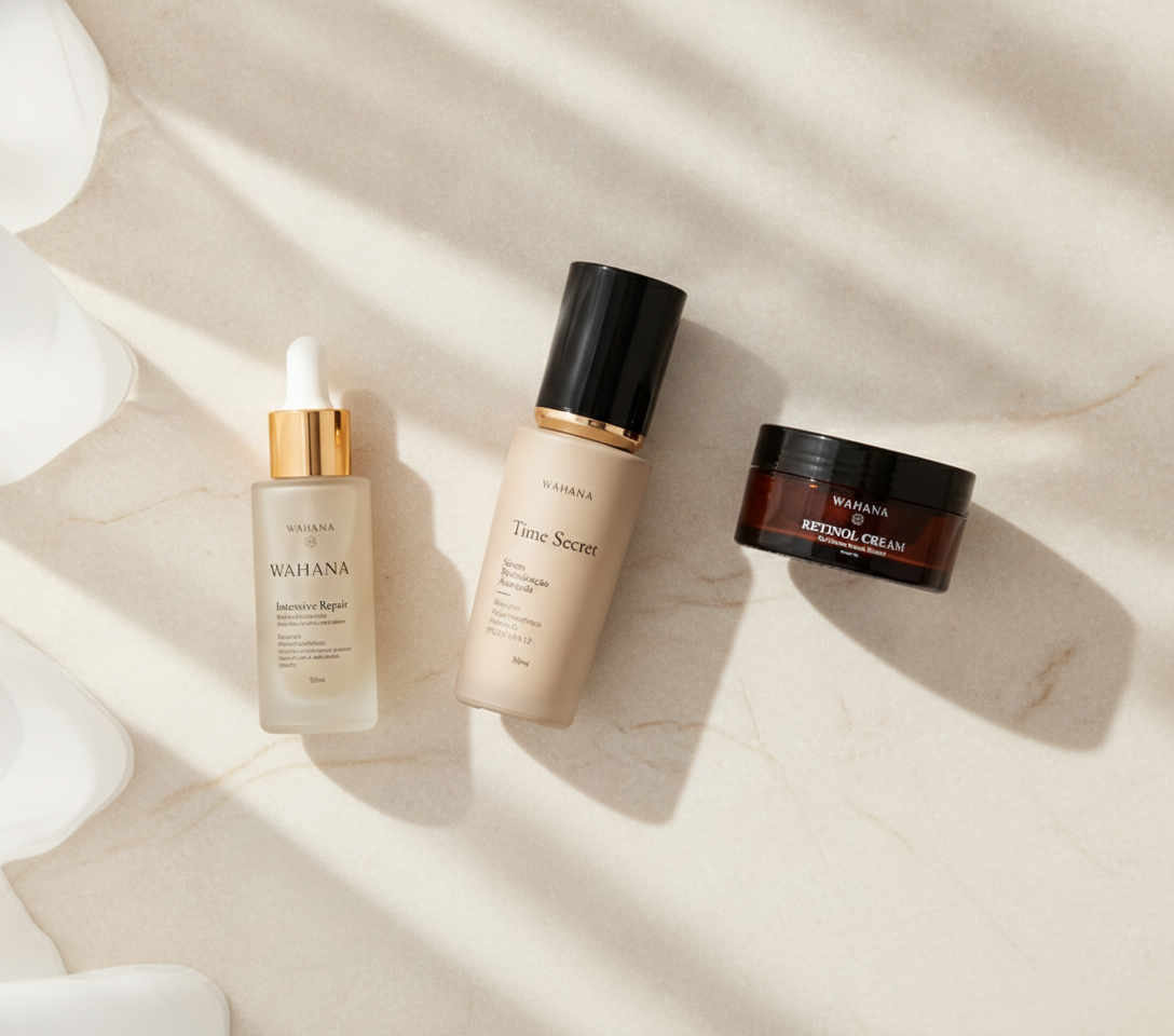 Rotina de Skincare Anti-Idade: O Passo a Passo Definitivo - Time Secret e Retinol Cream