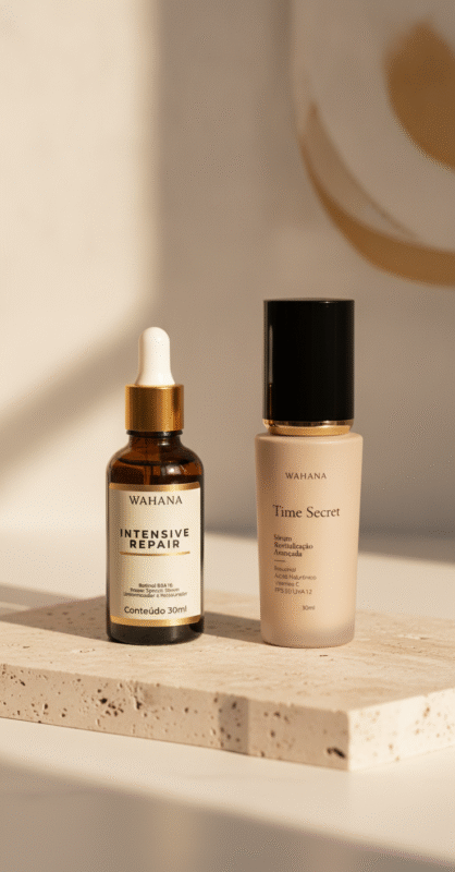 Diferença Entre Hidratação e Nutrição Facial na Pele Madura - Intensive Repair e Time Secret
