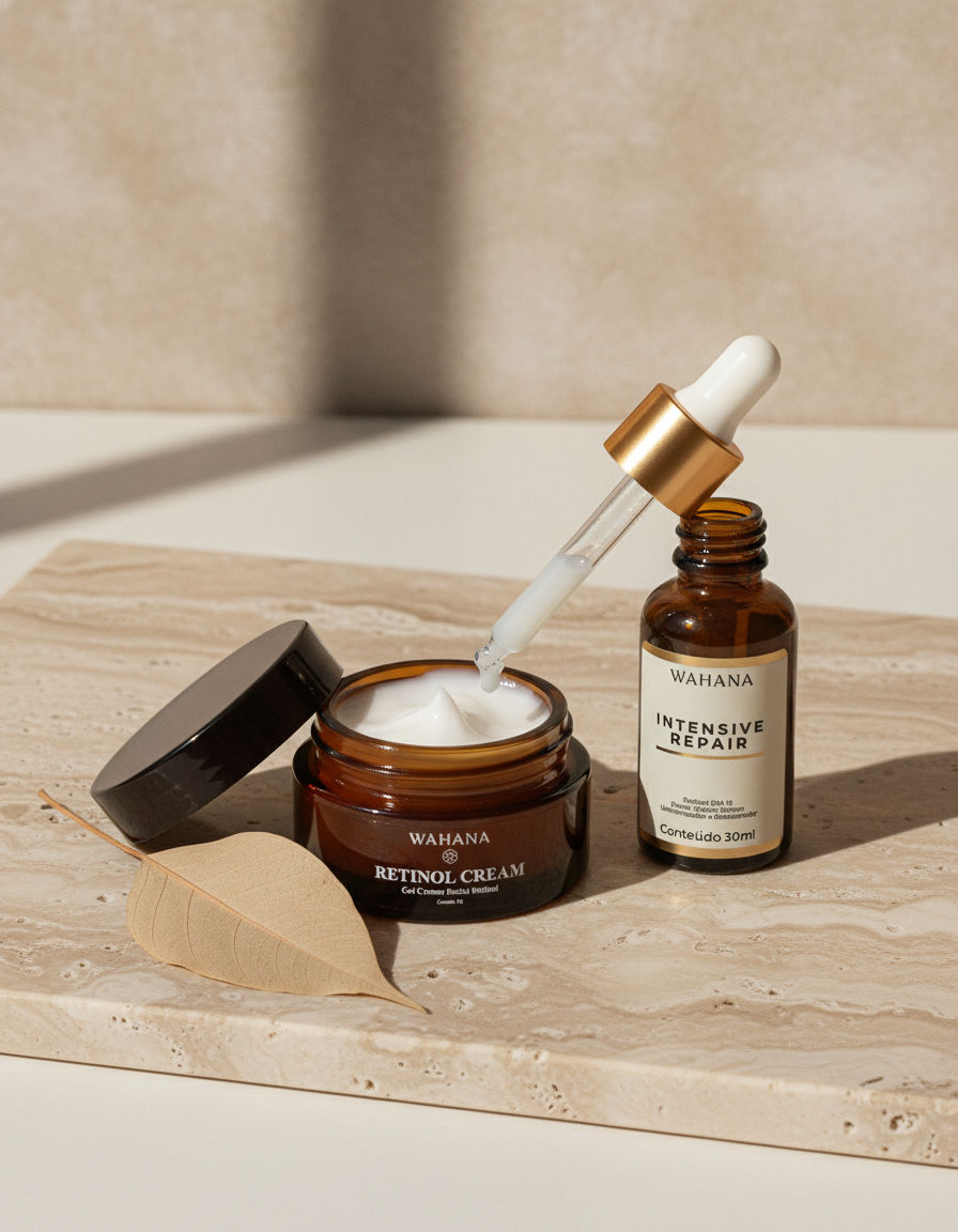 Como o Retinol Age na Pele Madura: O Guia Definitivo - Retinol Cream e Intensive Repair