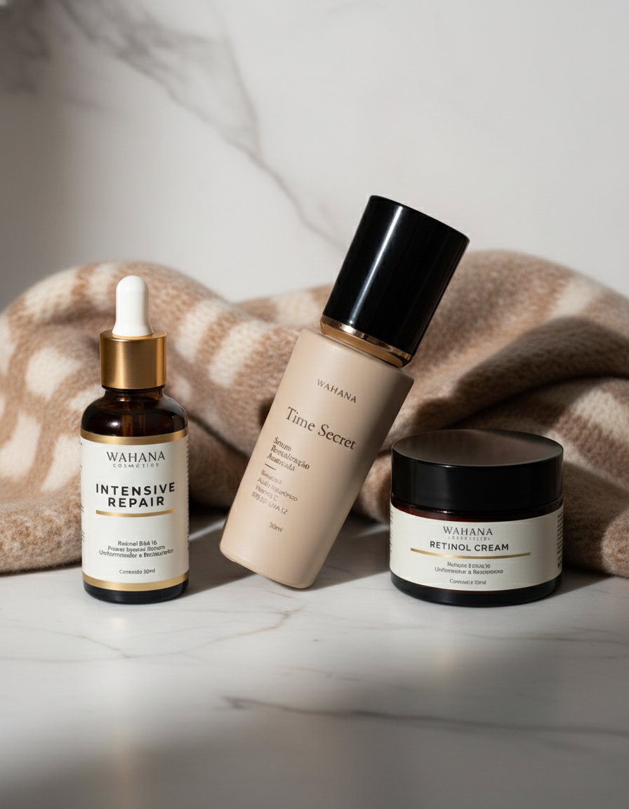 Cuidados com a Pele no Inverno: O Que Mudar na Rotina Madura - Time Secret e Intensive Repair