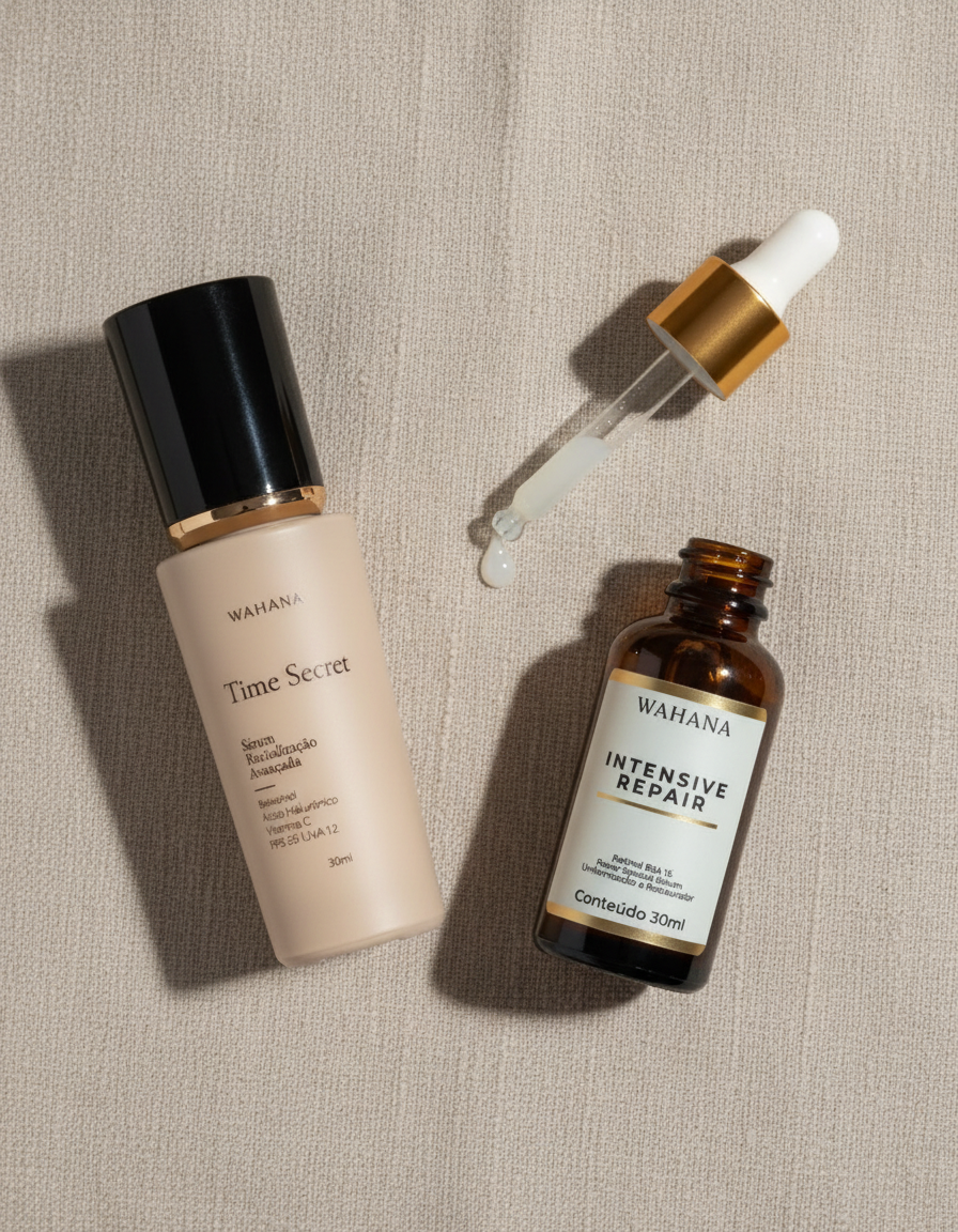 Como Clarear Manchas de Sol no Rosto de Forma Segura - Time Secret e Intensive Repair