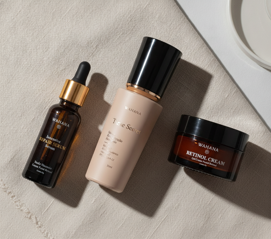 O que são peptídeos e como ajudam na firmeza da pele - Time Secret e Retinol Cream