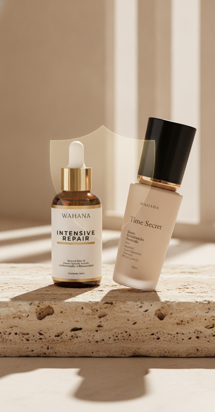 Reparação da Barreira Cutânea: Como Salvar a Pele Danificada - Intensive Repair e Time Secret