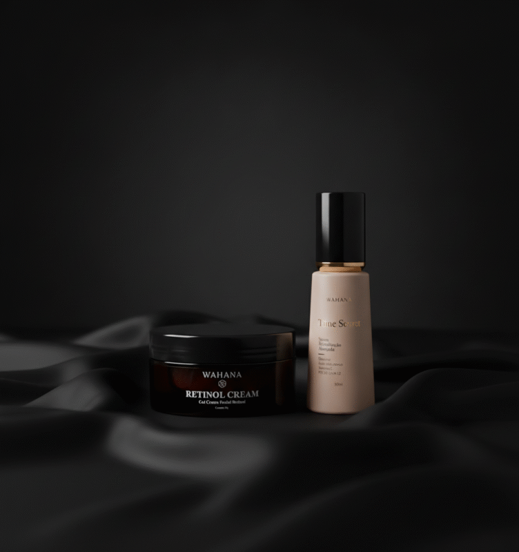 Retinol e Peptídeos: Como Combinar o Padrão Ouro do Skincare - Retinol Cream e Time Secret