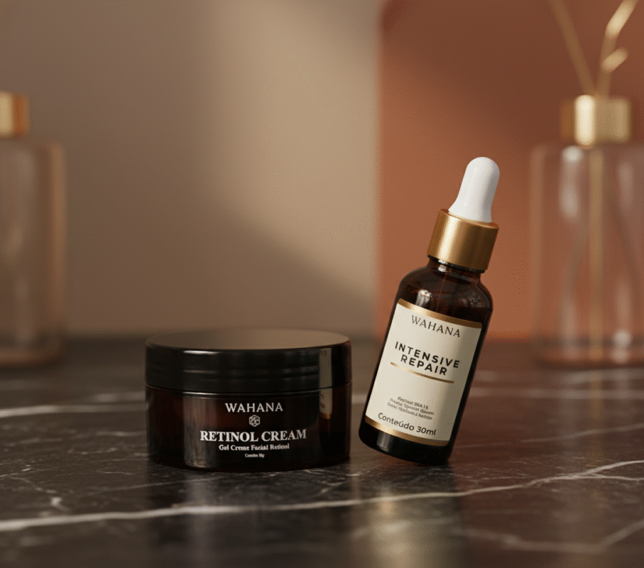 Retinol vs. Ácido Hialurônico: Como combinar para máxima eficácia - Retinol Cream e Intensive Repair