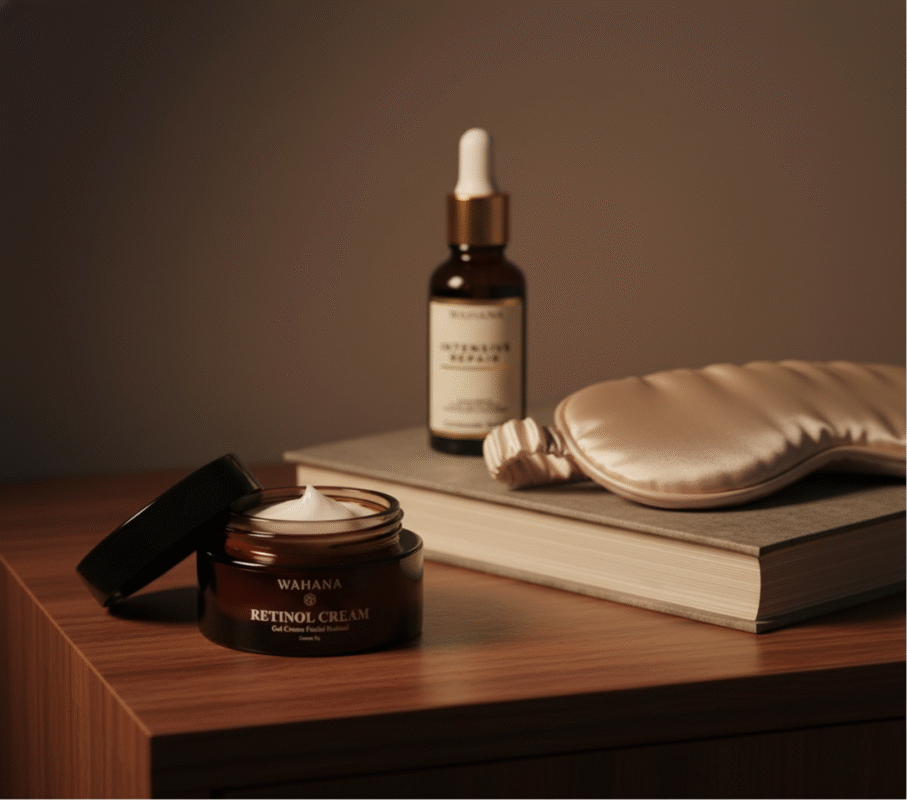 Rotina de Skincare Noturna para Pele Madura: O Guia Passo a Passo - Retinol Cream e Intensive Repair