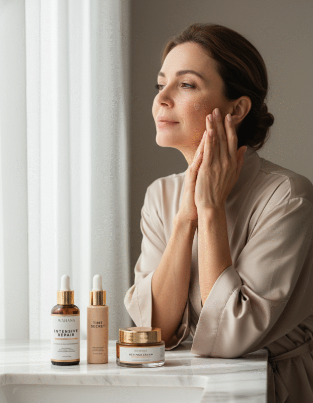 Qual a melhor rotina de skincare para pele madura depois dos 50 anos? - Intensive Repair