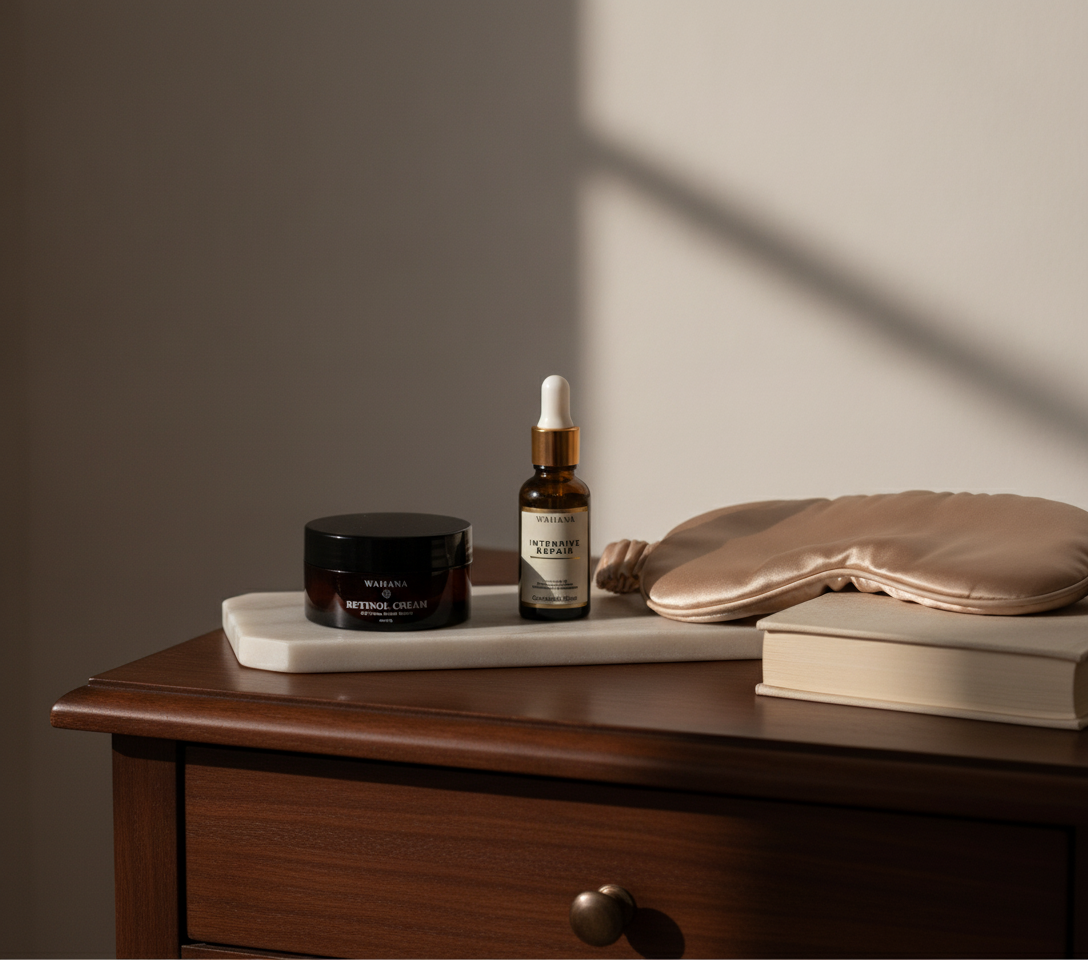 Rotina de Skincare Noturna para Pele Madura: O Guia Passo a Passo - Retinol Cream e Intensive Repair
