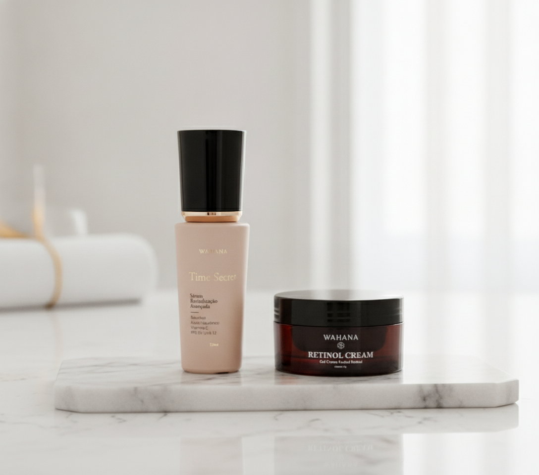 O que é o envelhecimento precoce e como evitar com a ciência a seu favor - Time Secret e Retinol Cream