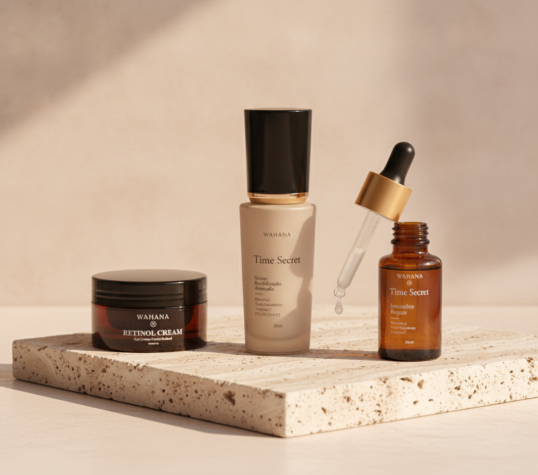 Manchas de Idade: Prevenção e Cuidados com a Pele Madura - Time Secret e Retinol Cream