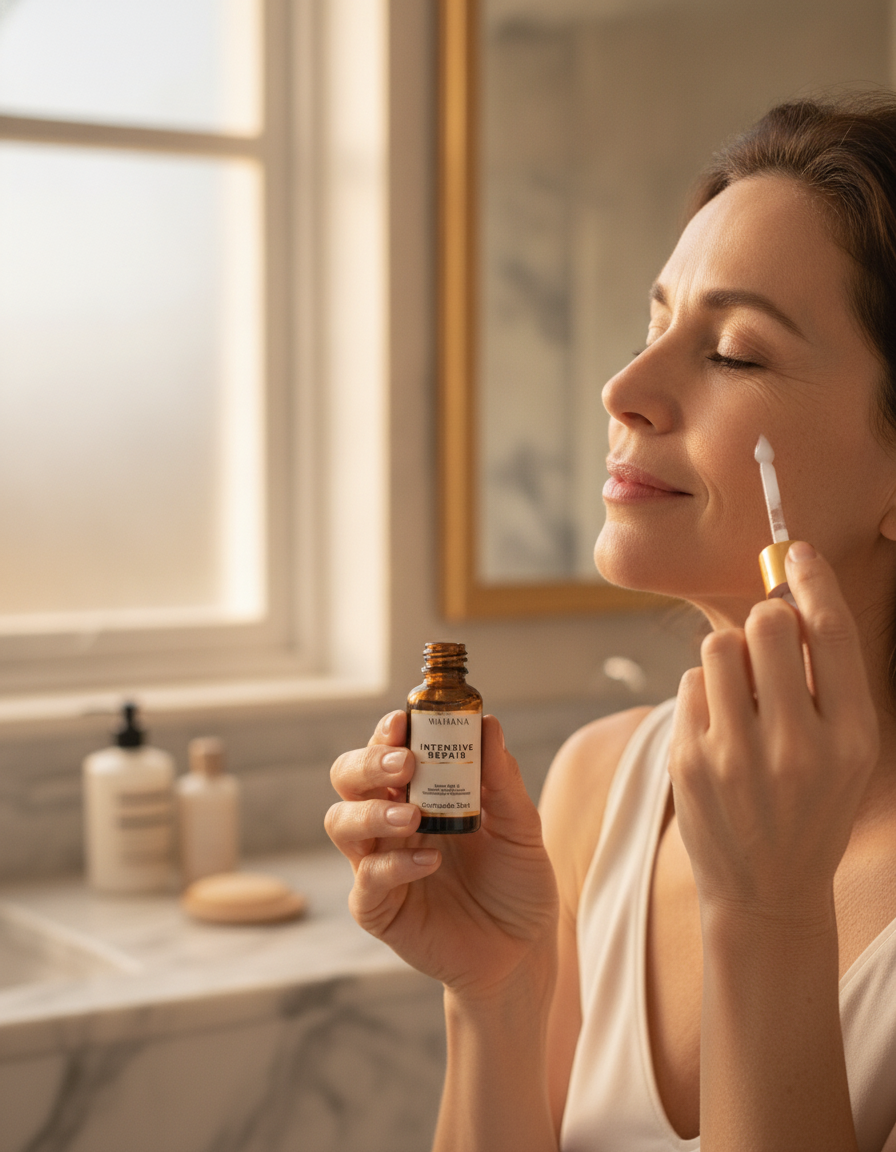Skincare na menopausa: Como tratar flacidez e ressecamento - Intensive Repair