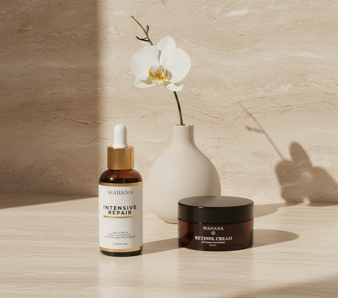Skincare na menopausa: Como tratar flacidez e ressecamento - Intensive Repair e Retinol Cream