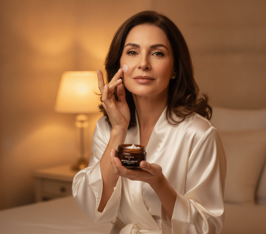 Rotina de Skincare Noturna para Pele Madura: O Guia Passo a Passo - Retinol Cream
