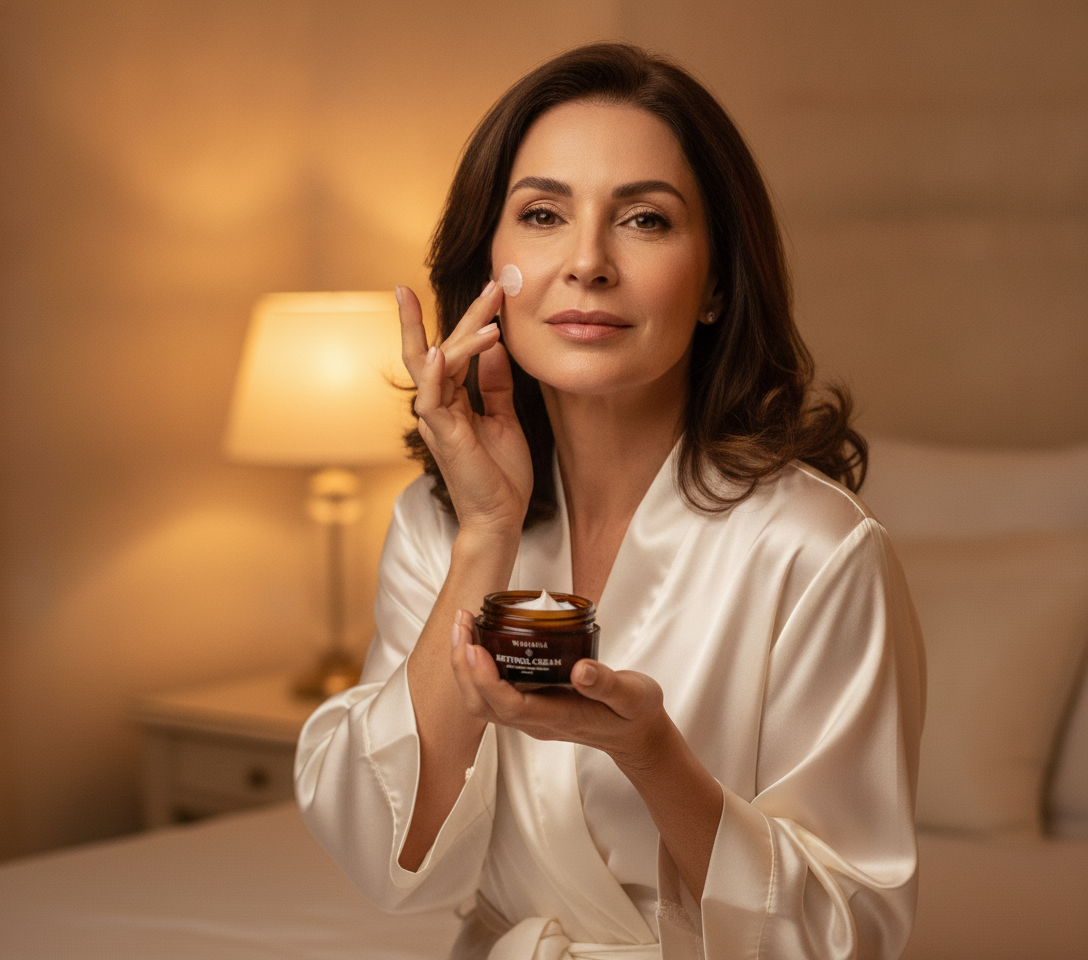 Rotina de Skincare Noturna para Pele Madura: O Guia Passo a Passo - Retinol Cream