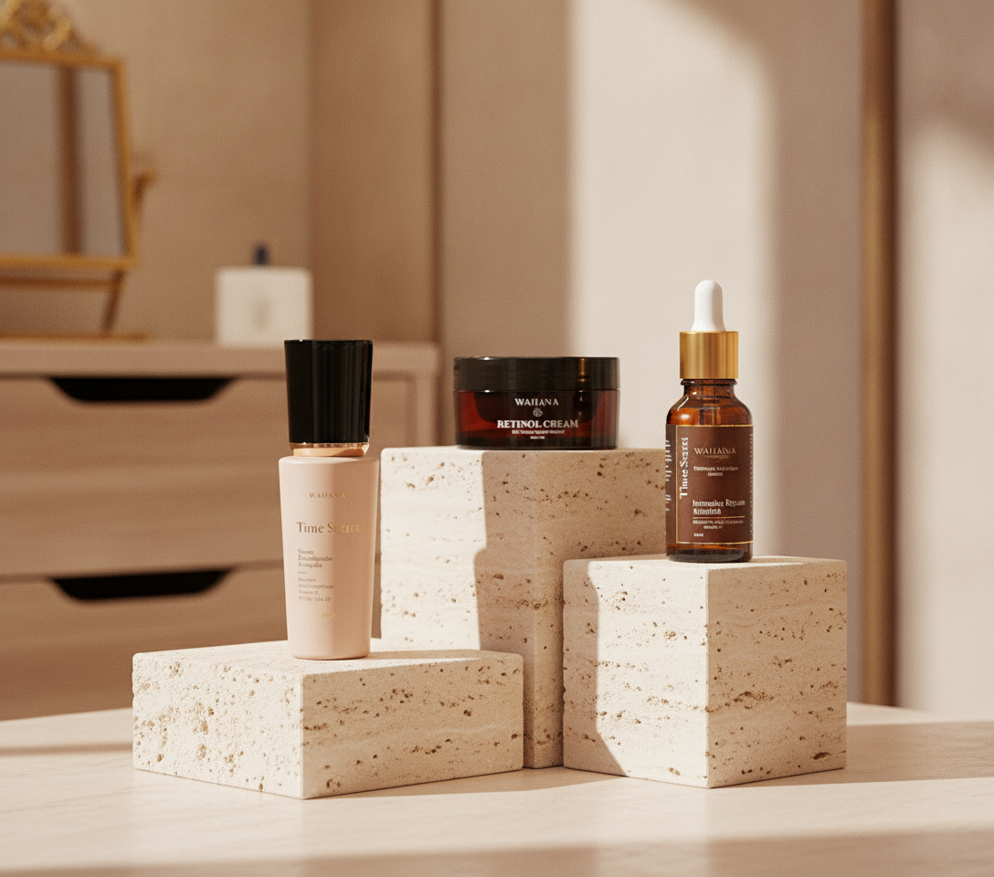 Skincare Minimalista: O que realmente funciona na sua rotina? - Time Secret e Retinol Cream