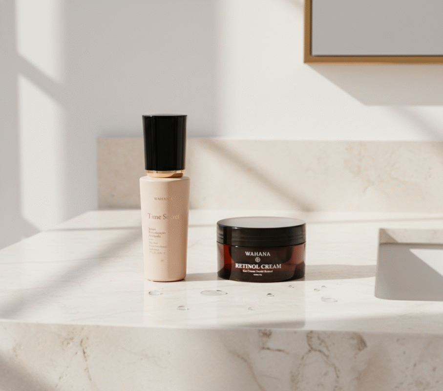Qual a melhor rotina de skincare para pele madura depois dos 50 anos? - Time Secret e Retinol Cream