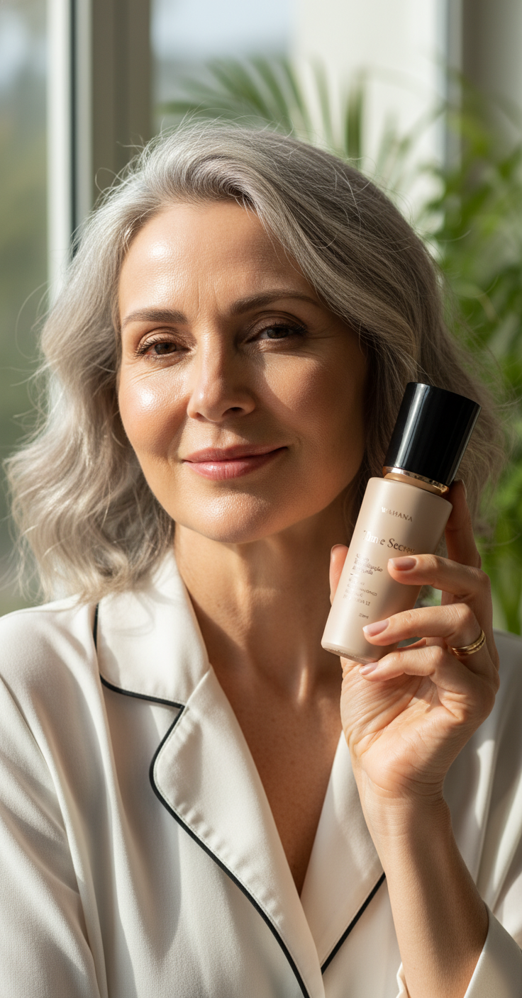 Qual a melhor rotina de skincare para pele madura depois dos 50 anos? - Time Secret