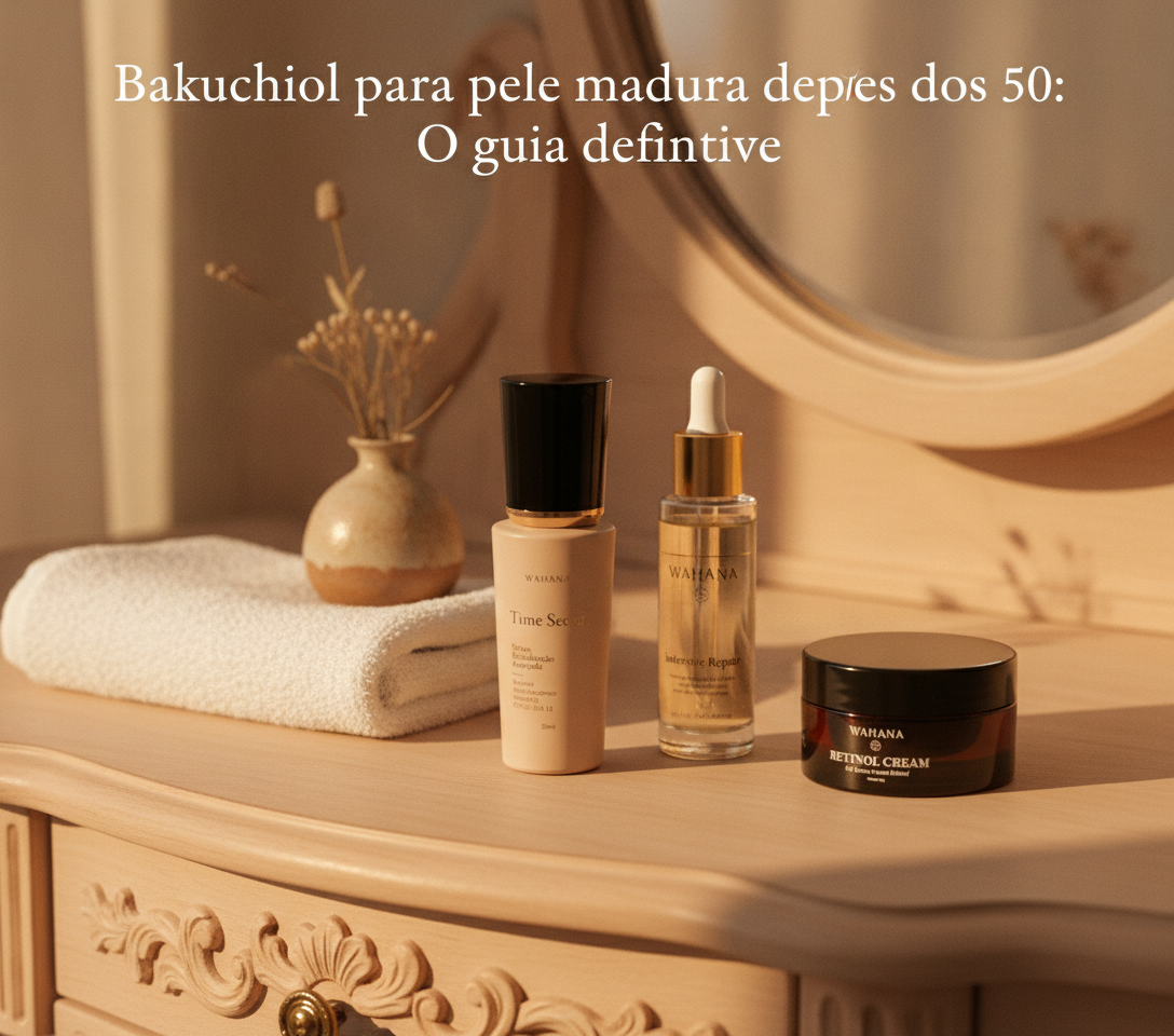 Bakuchiol para pele madura depois dos 50: O guia definitivo - Time Secret e Retinol Cream