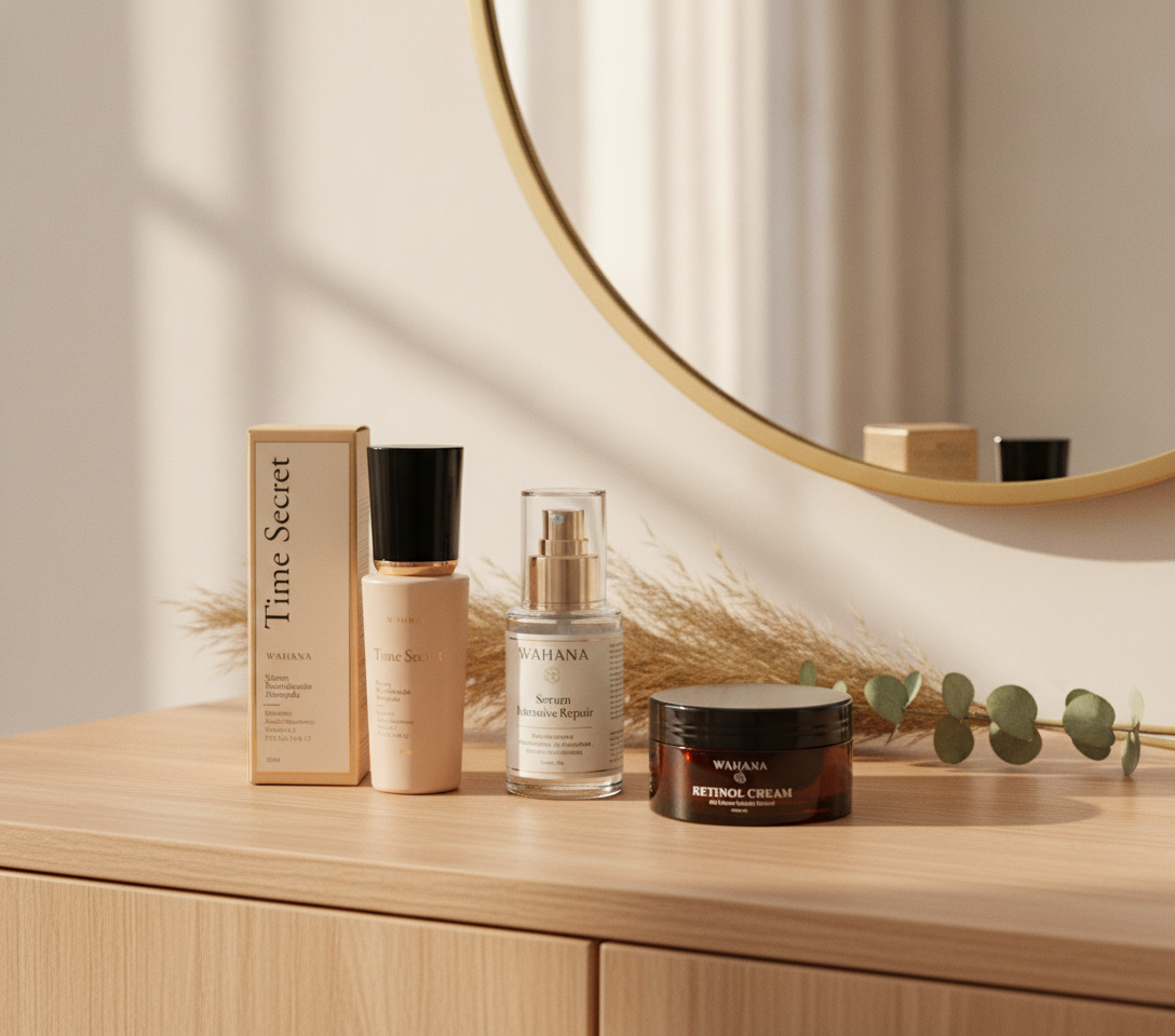 Retinol para Pele Sensível: Como Usar Sem Irritação - Time Secret e Retinol Cream