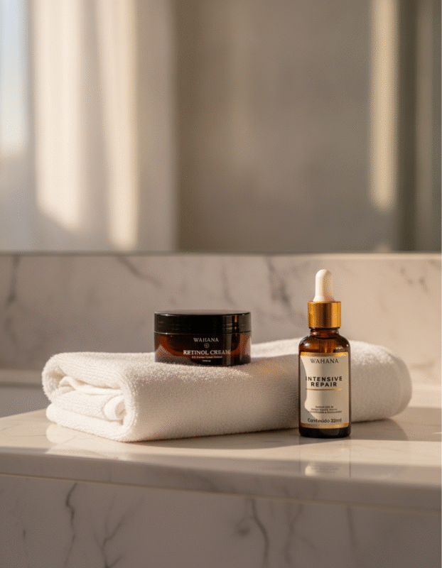 O que é Skin Cycling e Como Fazer com Segurança - Retinol Cream e Intensive Repair