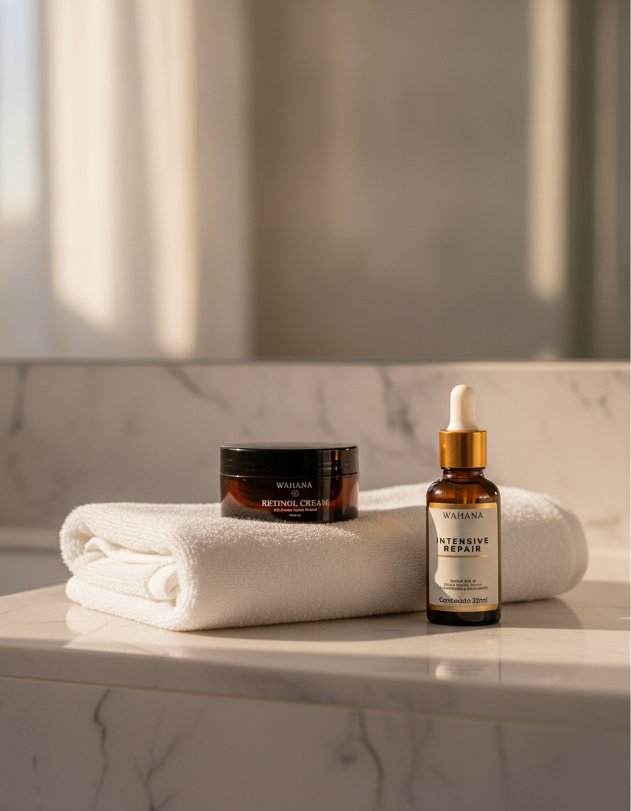 O que é Skin Cycling e Como Fazer com Segurança - Retinol Cream e Intensive Repair