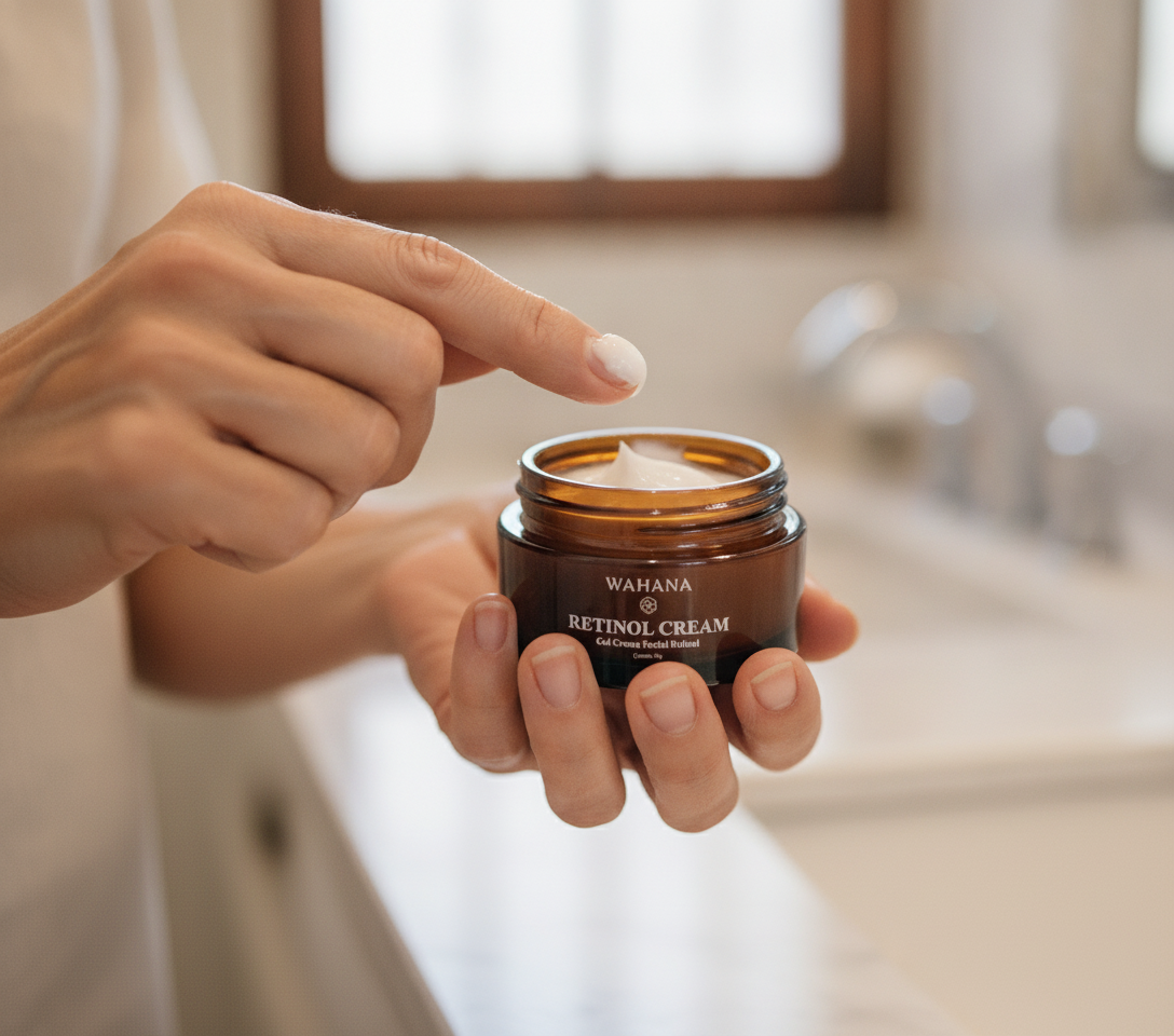 Rotina noturna com retinol para pele madura: Passo a passo - Retinol Cream