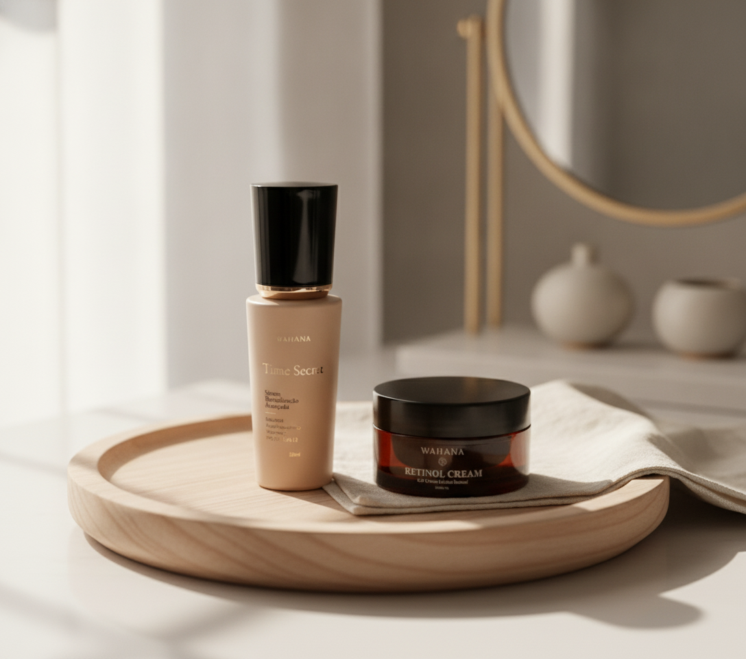Como Clarear Manchas de Sol no Rosto: Prevenção e Tratamento - Time Secret e Retinol Cream