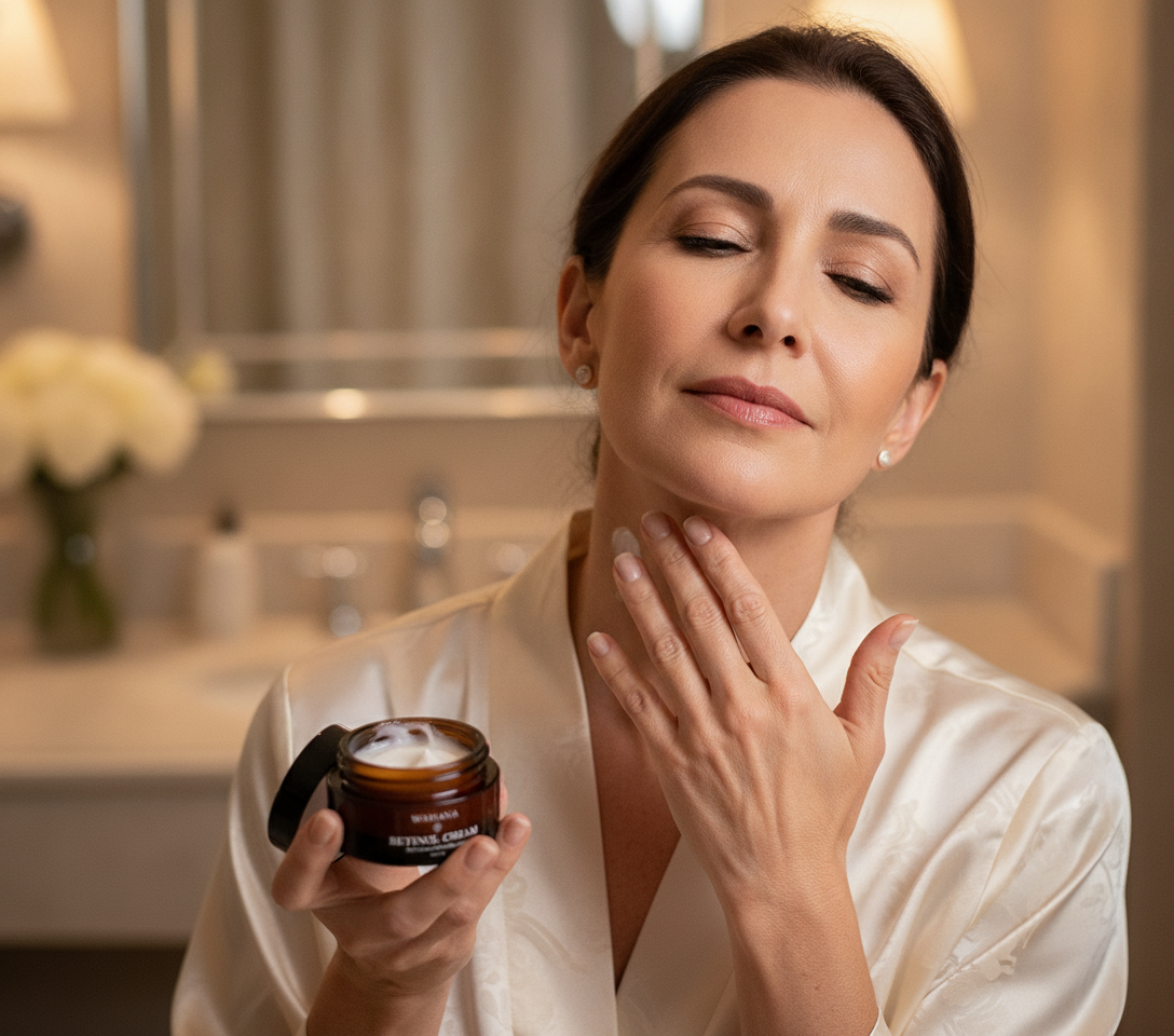 Rotina Noturna para Pele Madura: O Passo a Passo Definitivo - Retinol Cream