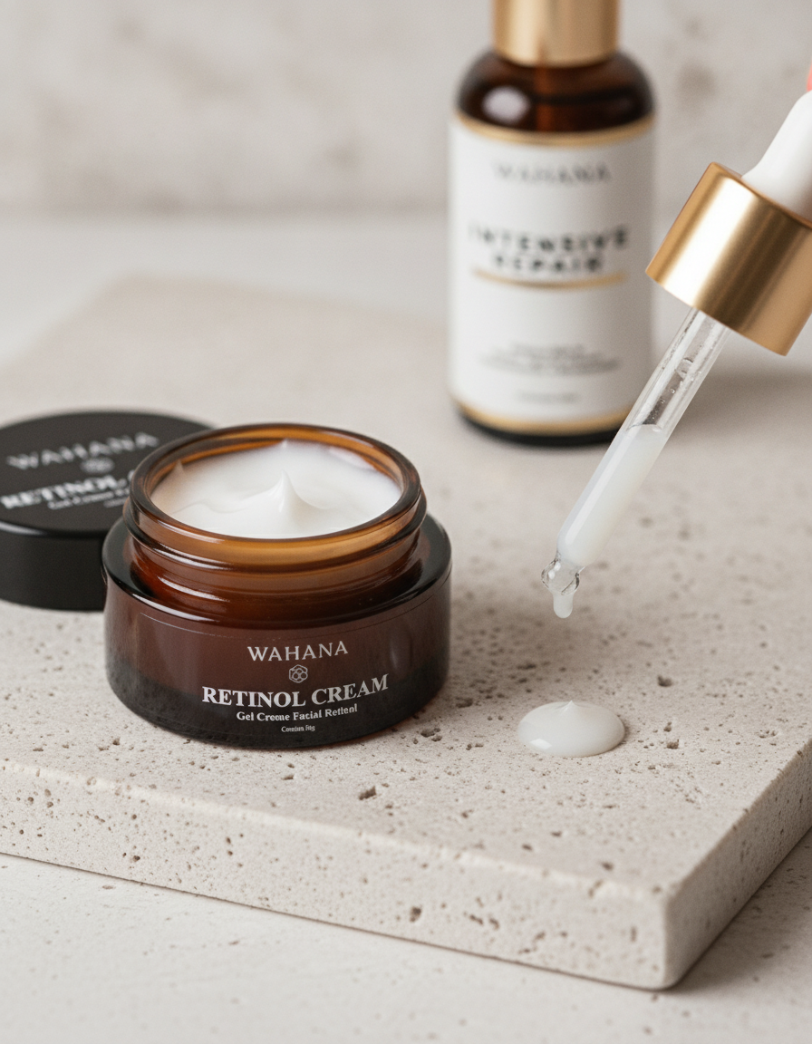 Rotina Noturna Perfeita: O Passo a Passo da Renovação Celular - Retinol Cream e Intensive Repair