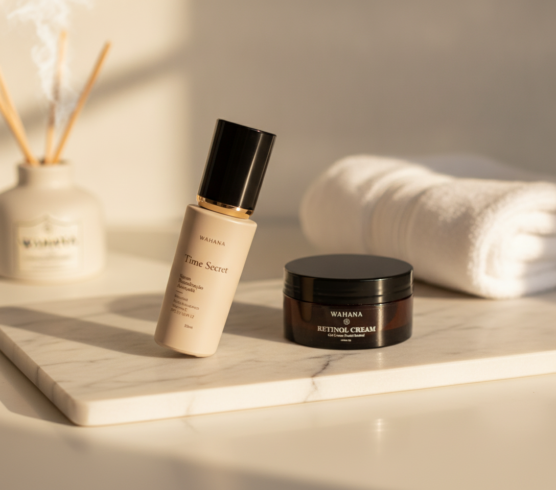 Como Clarear Manchas de Sol no Rosto: Prevenção e Tratamento - Time Secret e Retinol Cream