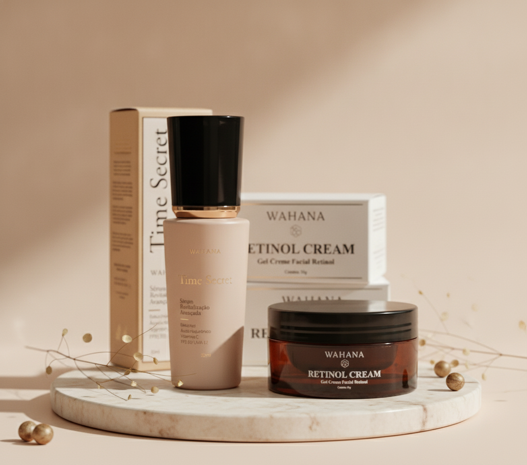 Manchas de Sol e Melasma: Como Clarear a Pele com Segurança - Time Secret e Retinol Cream