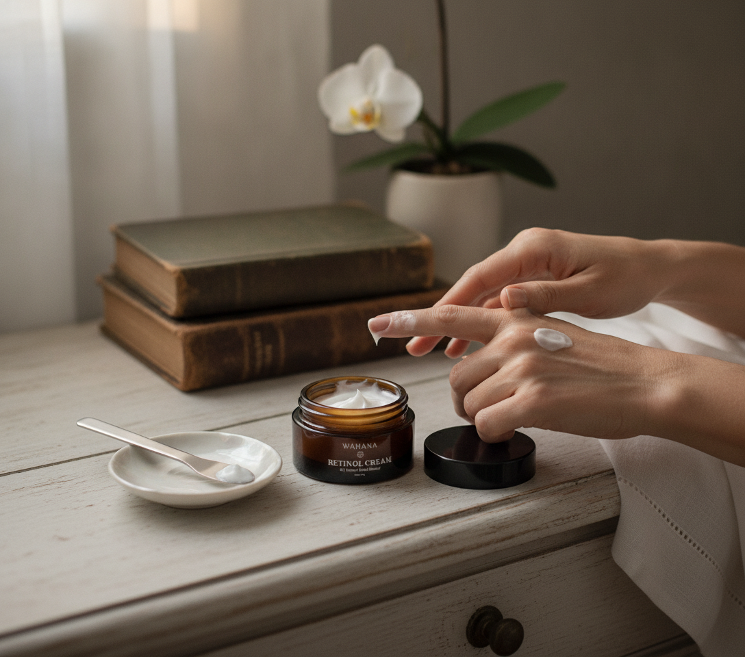 Wahana Cosméticos é bom para pele na menopausa? Descubra - Retinol Cream