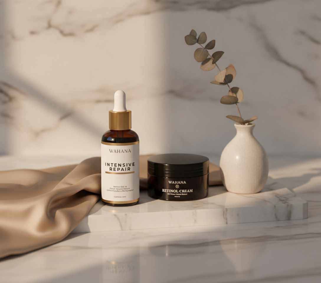Ácido Hialurônico: O Segredo da Hidratação em Múltiplas Camadas - Intensive Repair e Retinol Cream