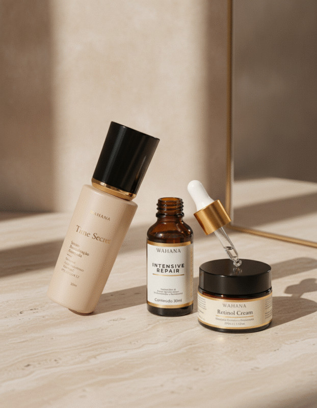 Os Melhores Kits Anti-Idade: Por Que a Sinergia Importa - Time Secret e Intensive Repair