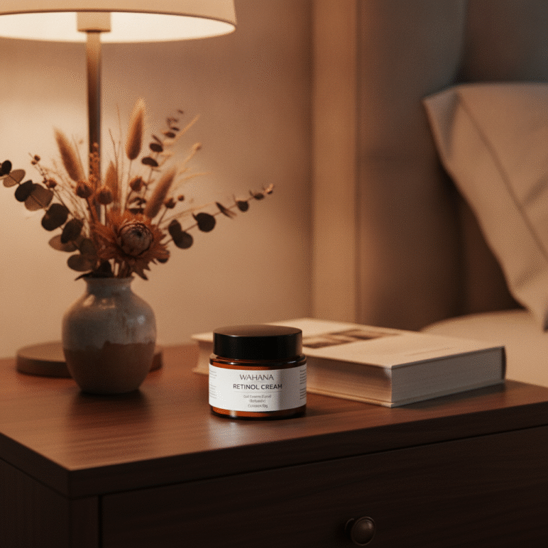 Manchas senis: Como clarear e prevenir com skincare noturno - Retinol Cream