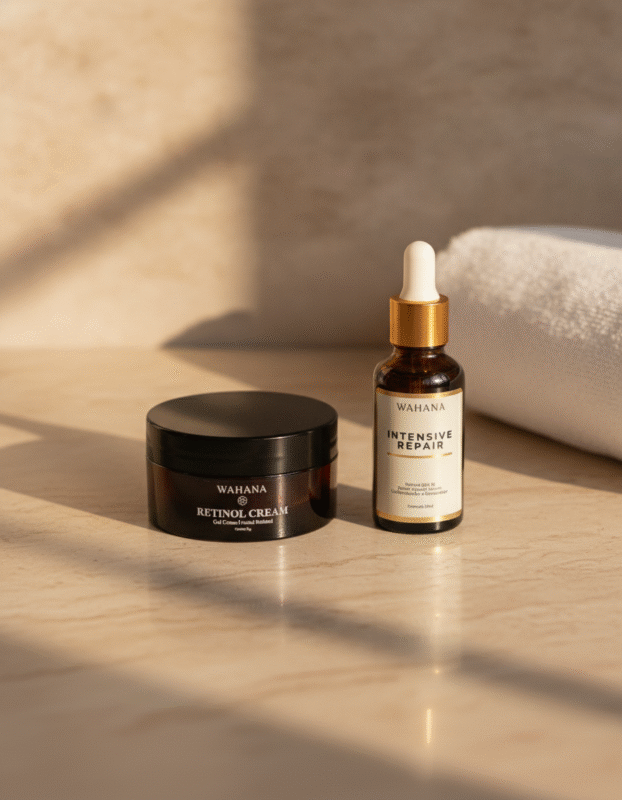 Retinol para Iniciantes: Guia Completo - Retinol Cream e Intensive Repair